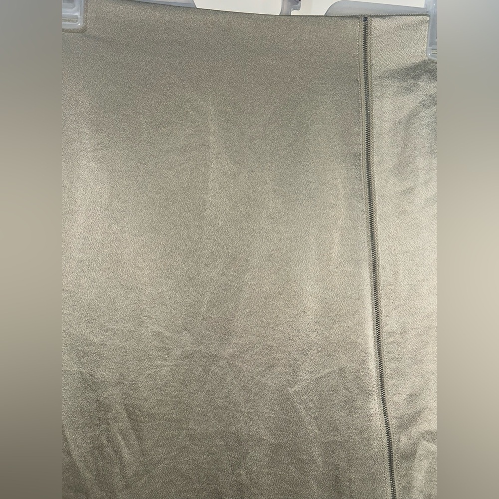 NEW VINCE‎ side zip detail satin zip skirt Size XL - Picture 4 of 12